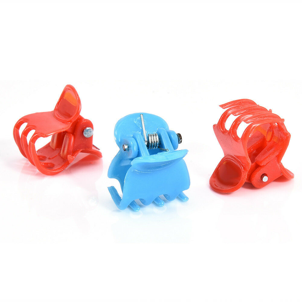 20PCS Bow Tie Kids Colorful Assorted Mini Small Plastic Hair Clips Claws Clamps