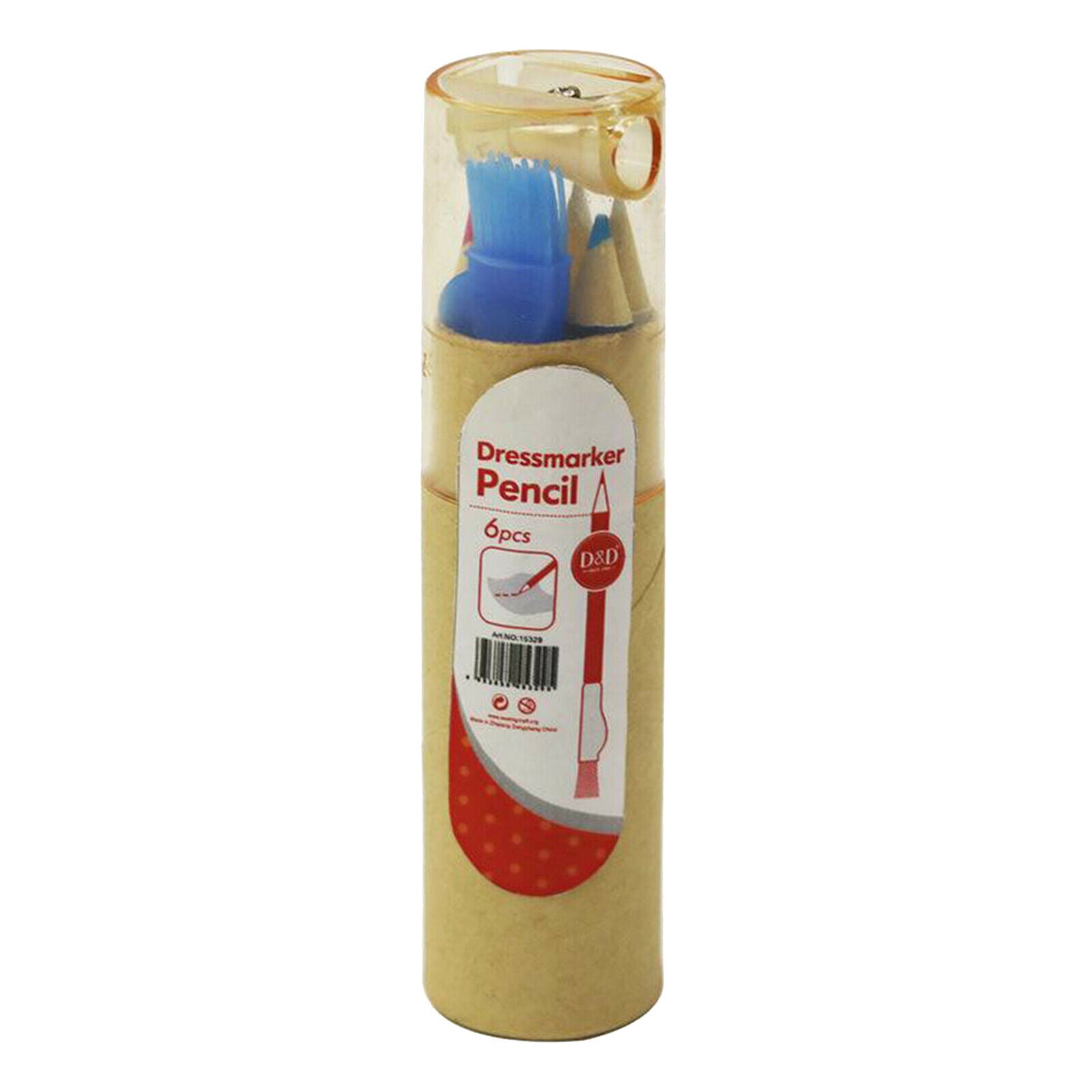 Sewing Fabric Pencils Tailor Mark Dressmaker Fabric Chalk Pencil with Sharpener
