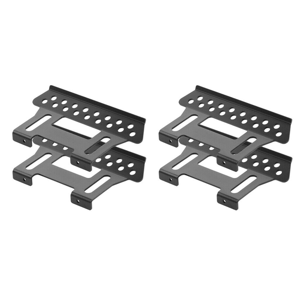 2 Set RC Car Metal Side Steps Pedal Plate for Axial SCX10 DIY Accessories