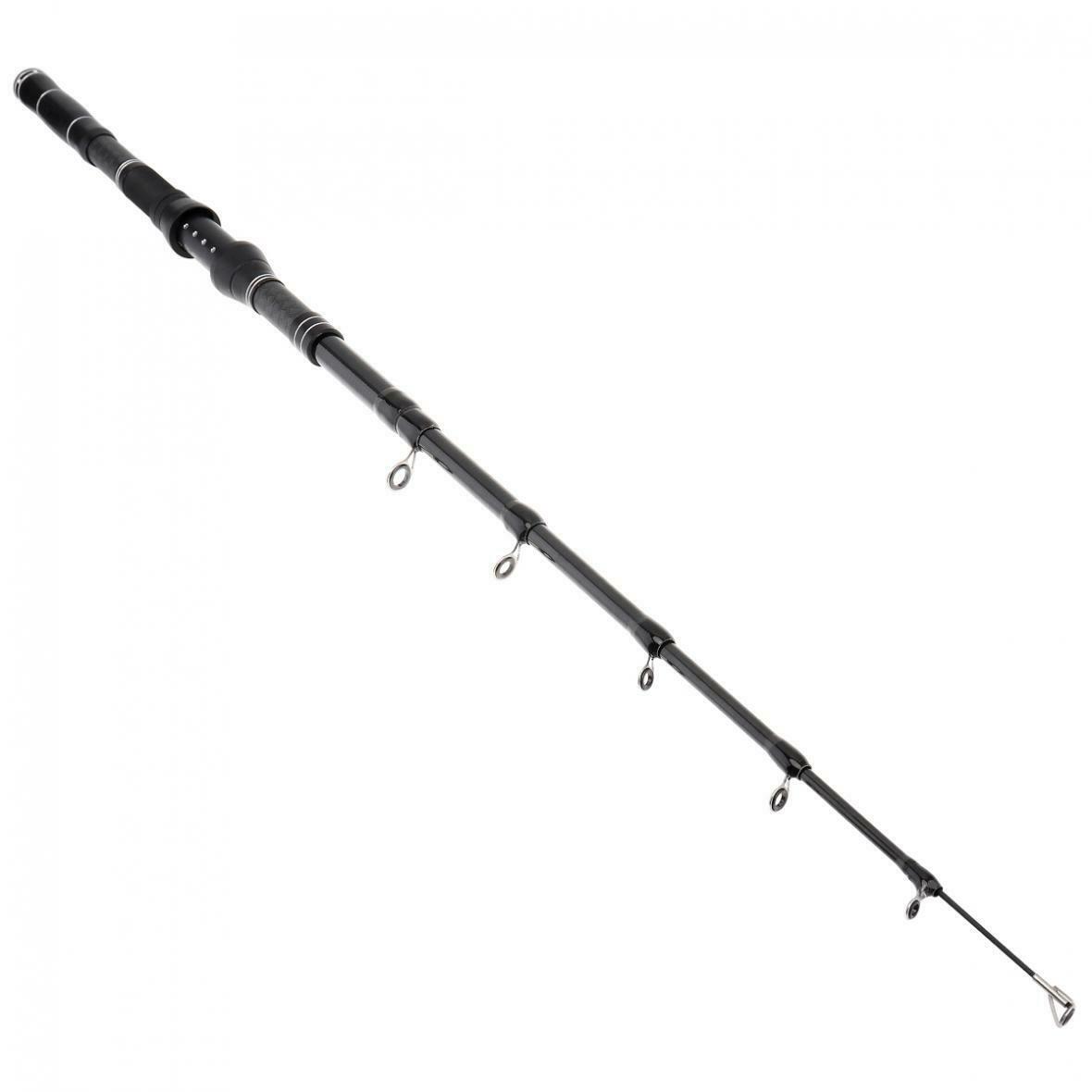 2.4m Carbon Fiber Telescopic Fishing Rods Fasten Guides Ultra Short 8 Section