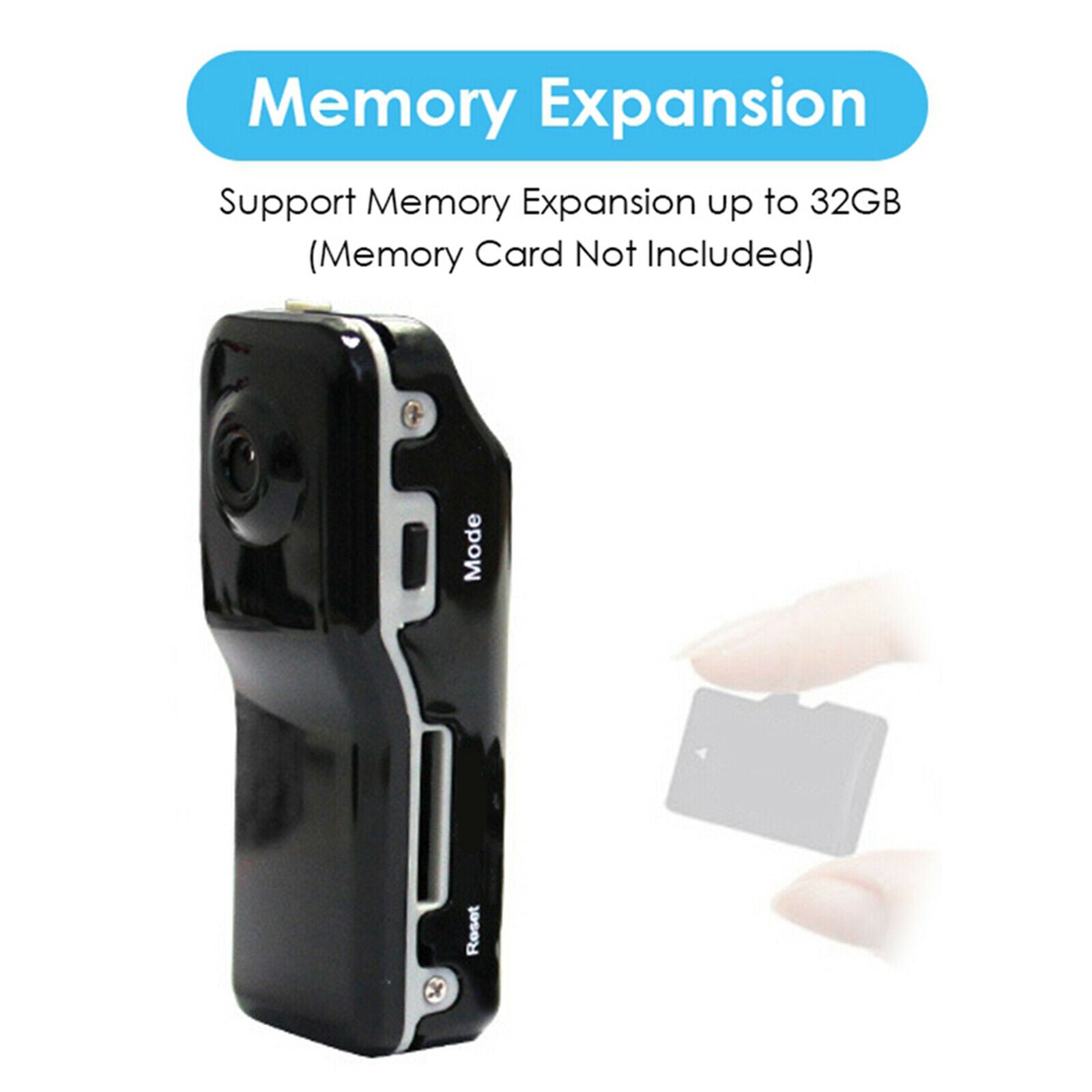 MD80 Portable Mini DV DVR Sports Camera HD 480P Video Audio Recorder Outdoor
