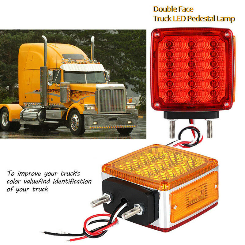 Dual Faced Super Bright Truck SUV 39 LED Tail Brake Turn Signal Light Waterproof