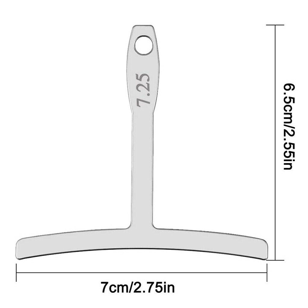 9Pcs Guitar Understring Radius Gauge Builder Luthier Tool Radius Measure