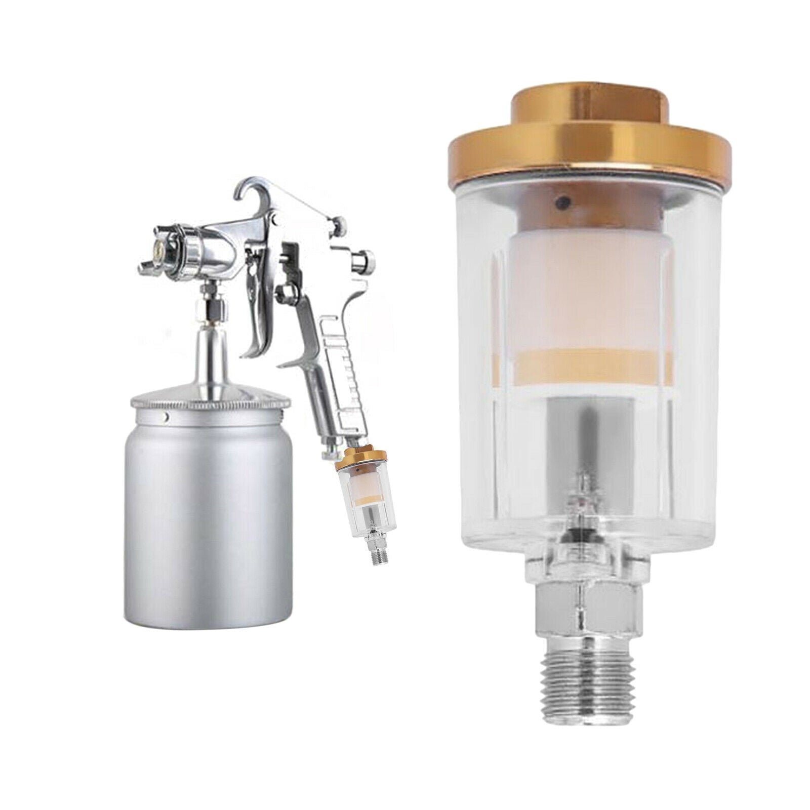 Water Oil Separator Spray Gun Filter Air Dryer Air Line Airbrush Separators
