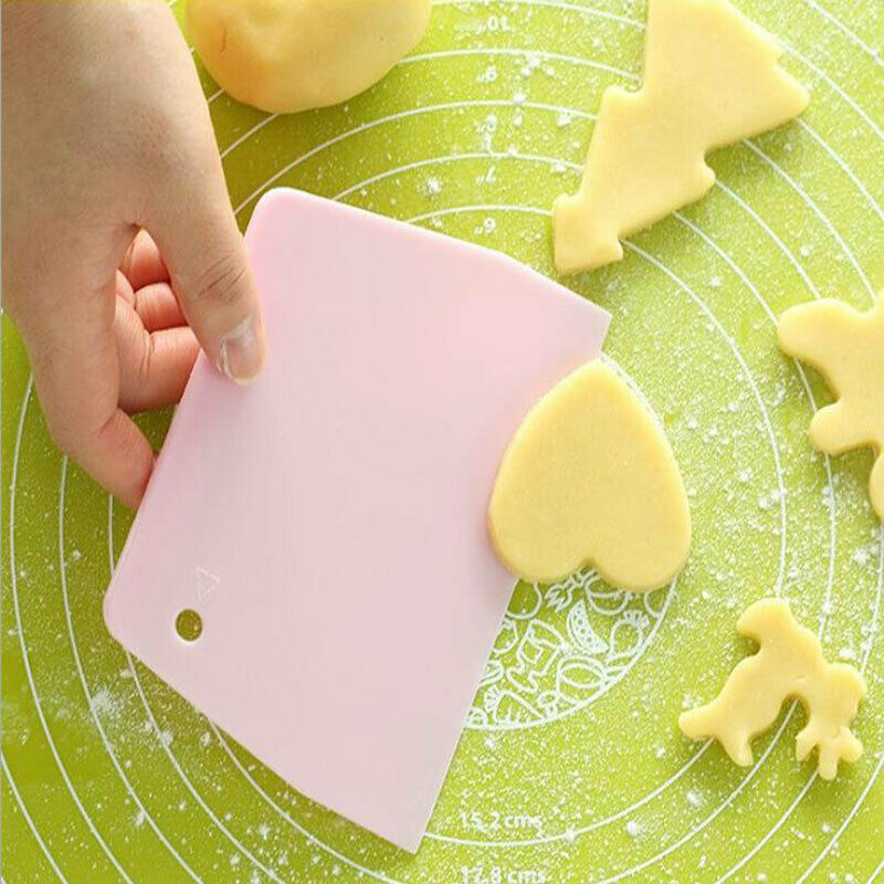 Dough Cutter Trapezoid Spatula Dough Scraper Kitchen Butter Kni.l8