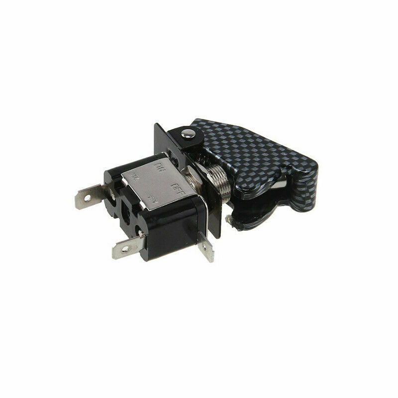 1x Car Racing LED Toggle Ignition Switch Panel Engine Start Push Button DC 12V