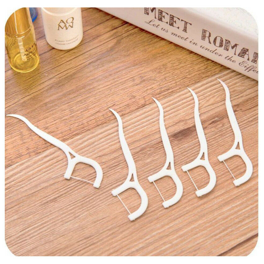 60 Pack Dental Floss Picks - teeth clean Care - Disposable Picks - Dental Care