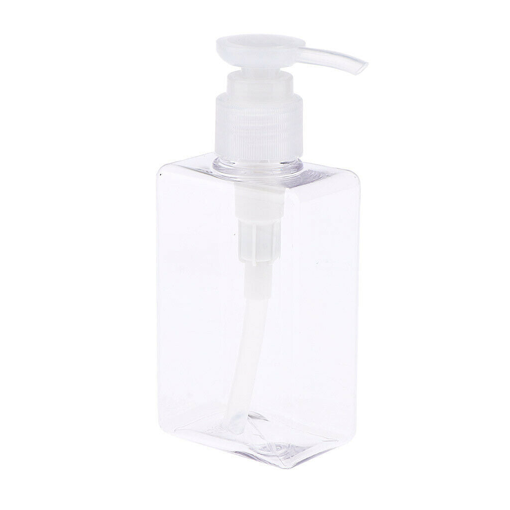 4x 150ml PET Empty Press Pump Bottle Containers for Foundation Emulsion