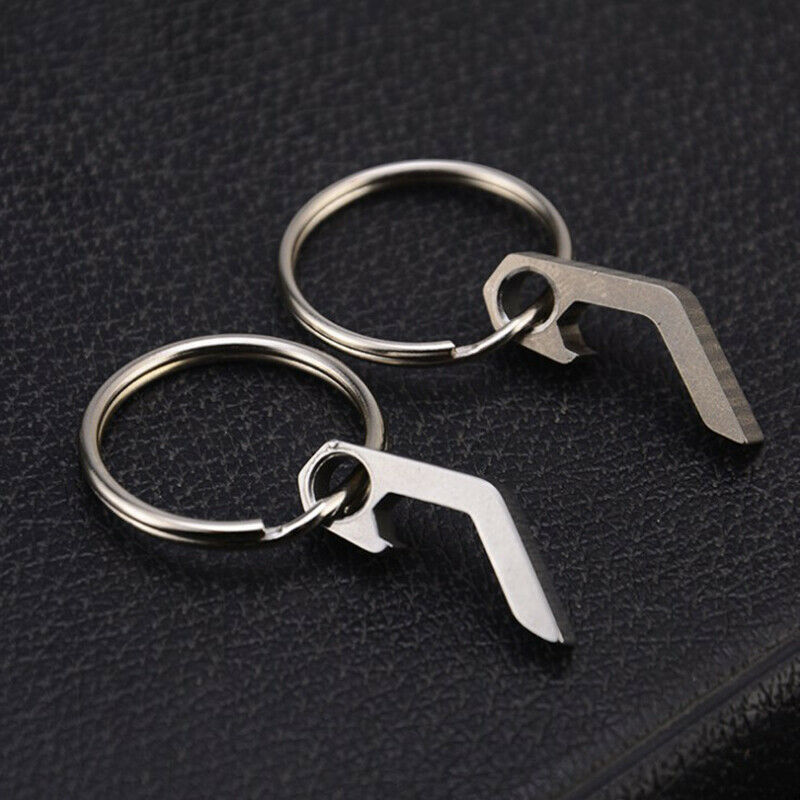 Mini Lightweight Bottle Beer Opener Keyring Pocket Tool Utility Gadget Ou.l8