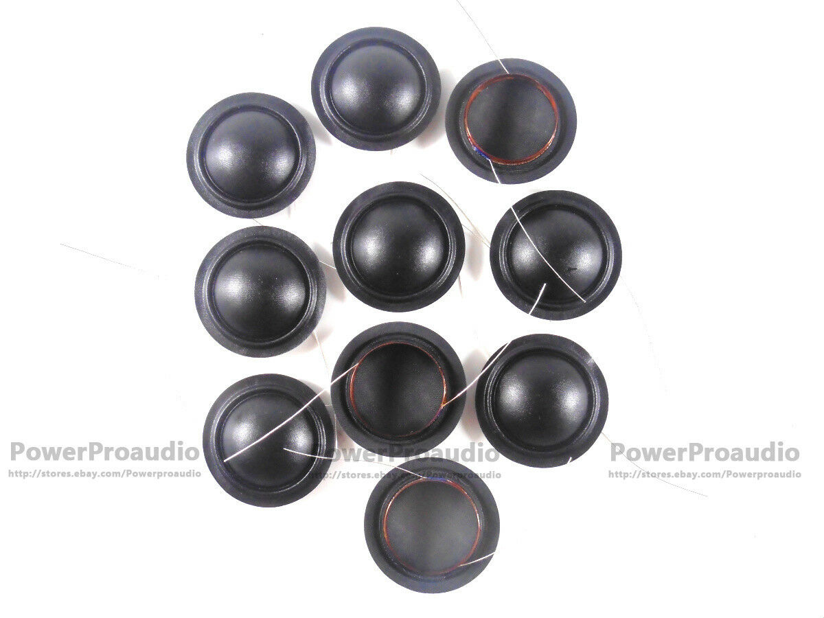 10 pcs Aftermarket 25 core 25.5mm Tweeter Diaphragm Voice coil,1 inch Black Silk
