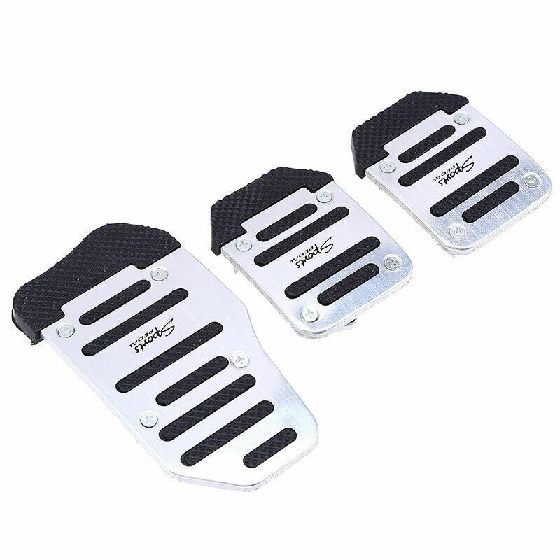 3x Universal Non Slip Manual Gas Brake Foot Pedal Pad Cover Car Accessories