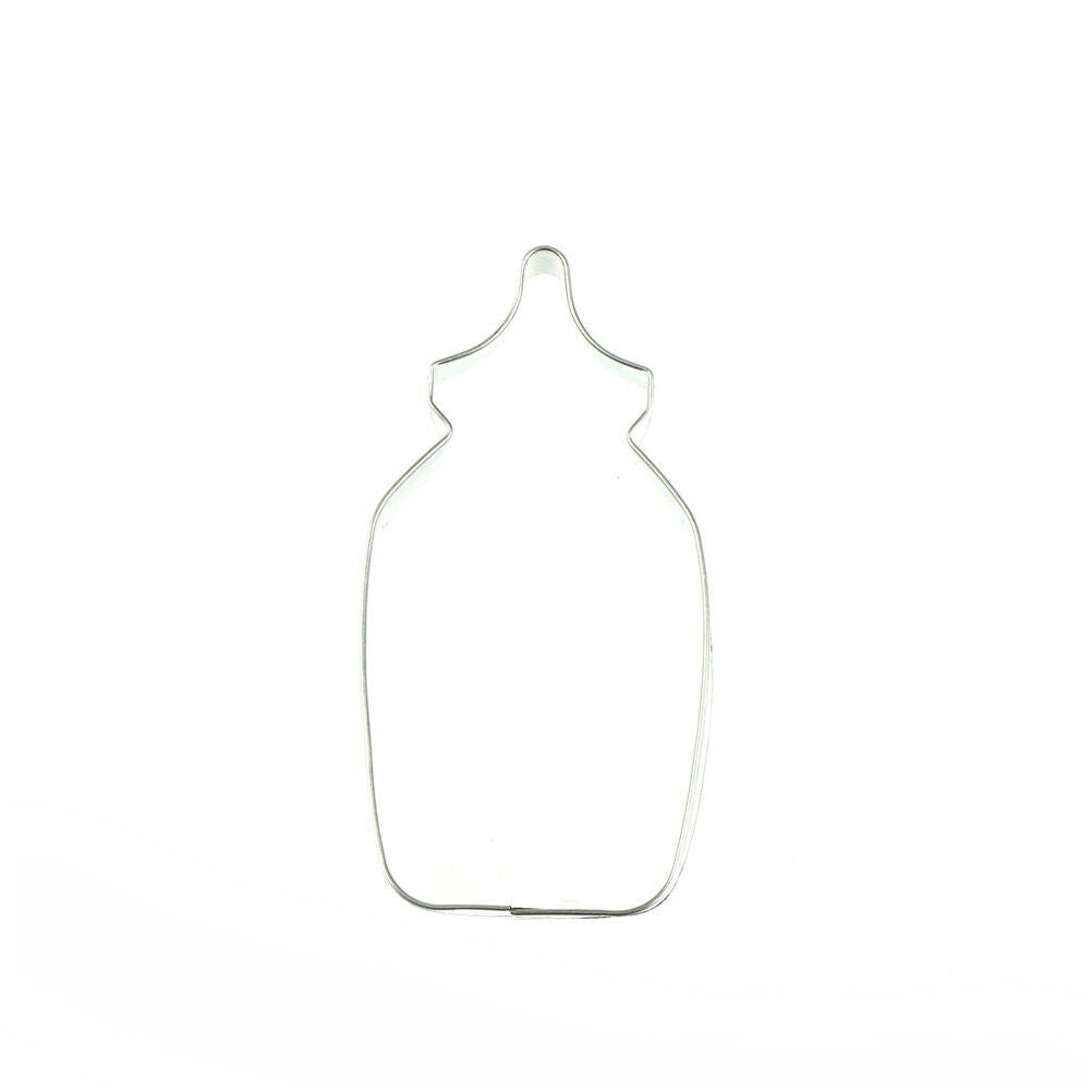baby bottle shape cookie cutter fondant cake sugarcraft mold decor t .l8