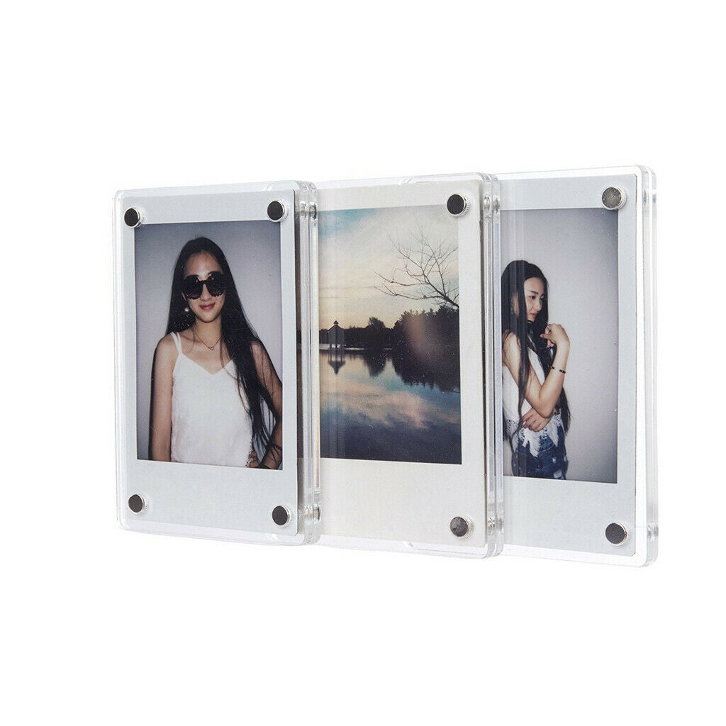 5 x Acrylic Fridge Magnet Photo Frame for Fuji   Mini 8/8+/9/70 SQ10