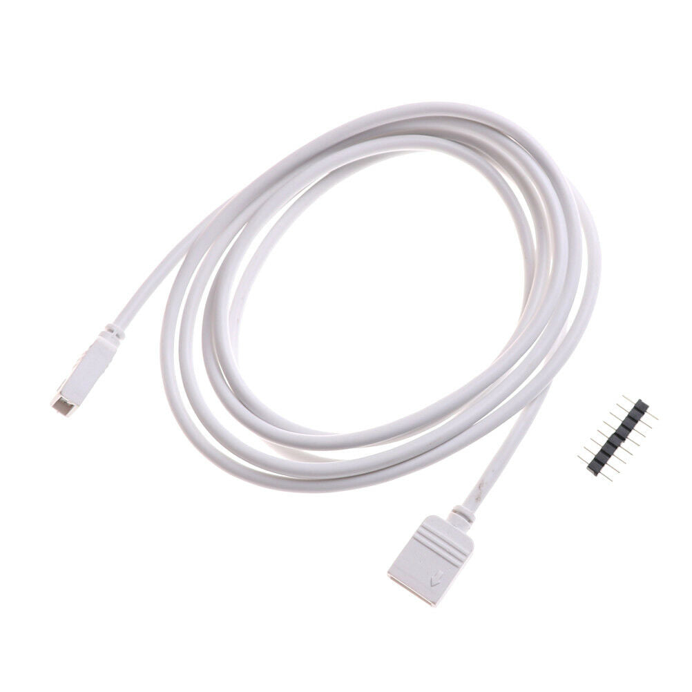 LED Strips RGB 4 Pin Female to Female Connector Extension Cable 1.5m Whit.l8