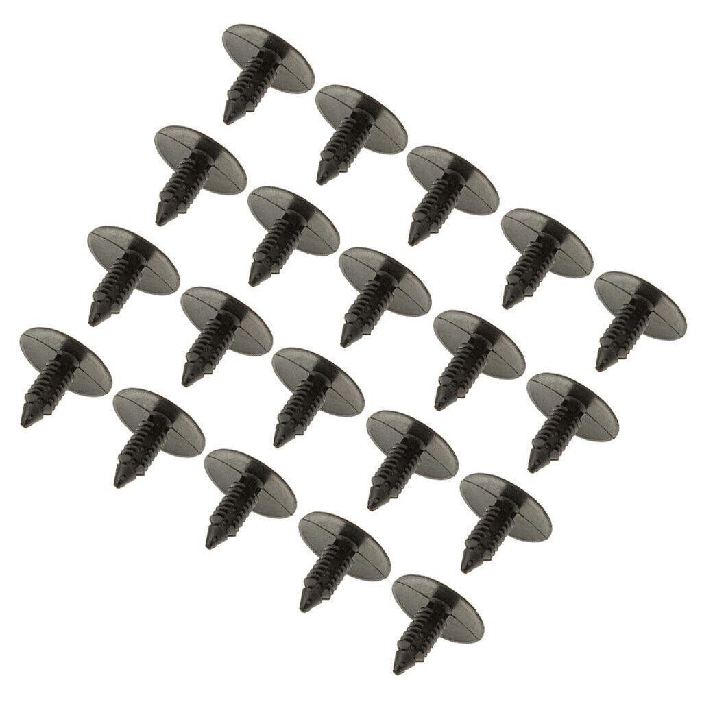 20pcs 25mm Auto Car  Liner Fastener Rivet Push Clip Retainer For Jeep