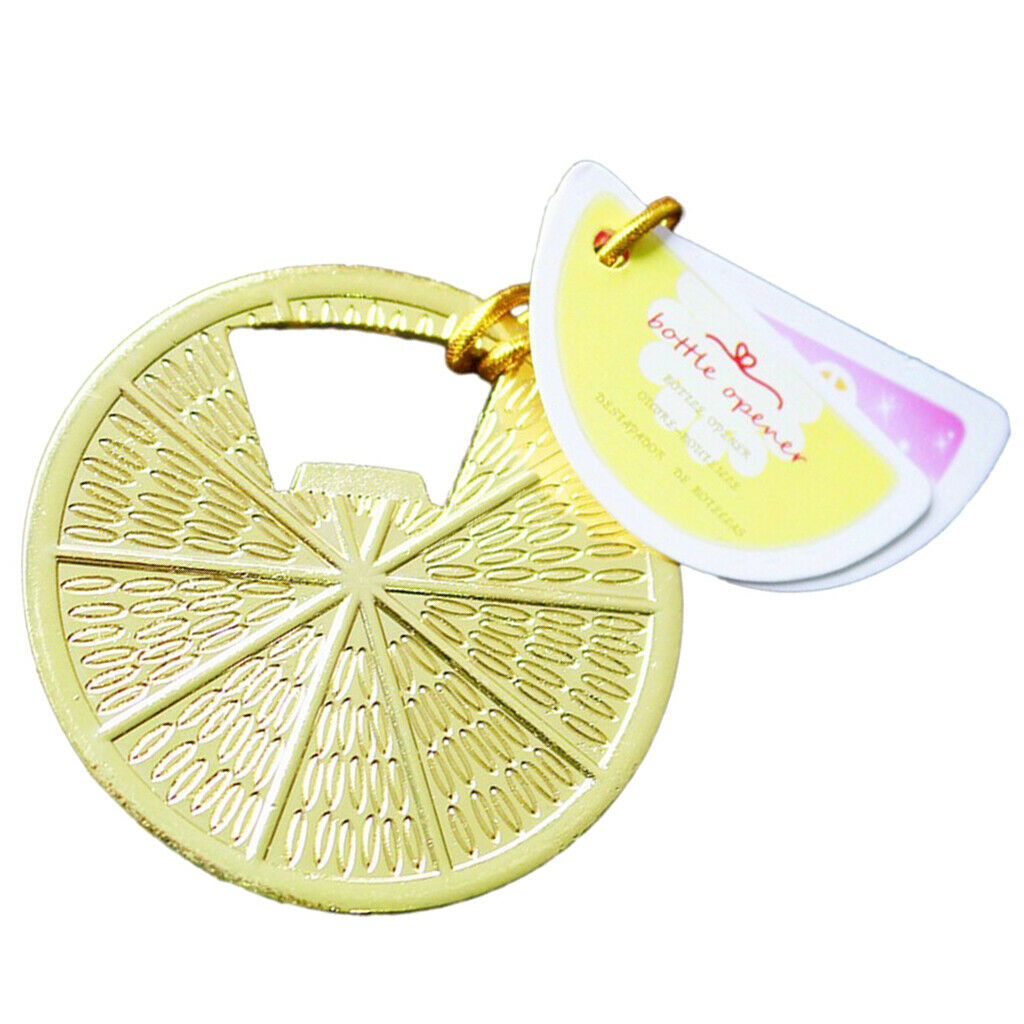 Golden Lemon Opener Creative Bottle Opener Kitchen Supplies Party Favor