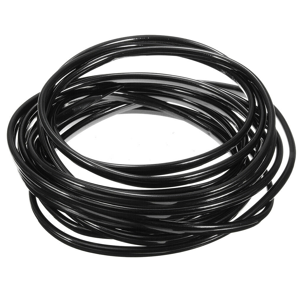 6M Car Door Edge Guards Trim Molding Protector Adhesive Strips Kit black