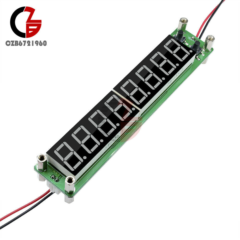Green RF Signal Frequency Counter Cymometer Tester Meter 0.1-60MHz 20MHz~2.4GHz