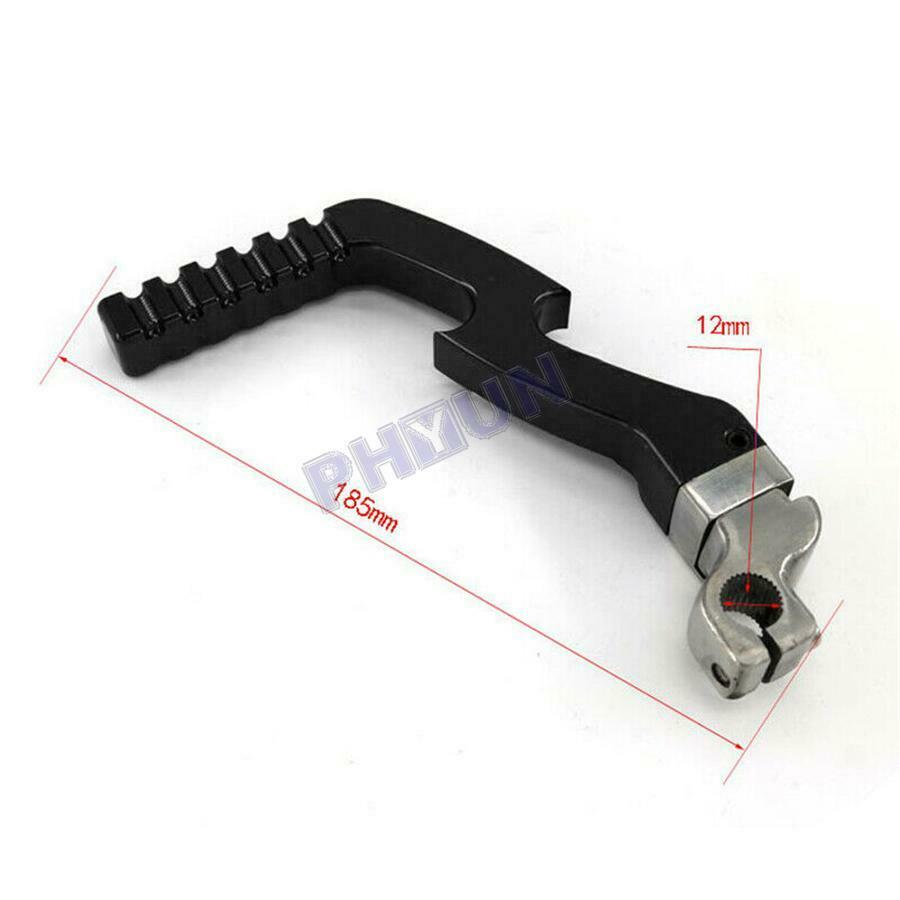 Black Motorcycle Kick Starter Lever Starting Pedal Gear Lever Kit For 110-250CC