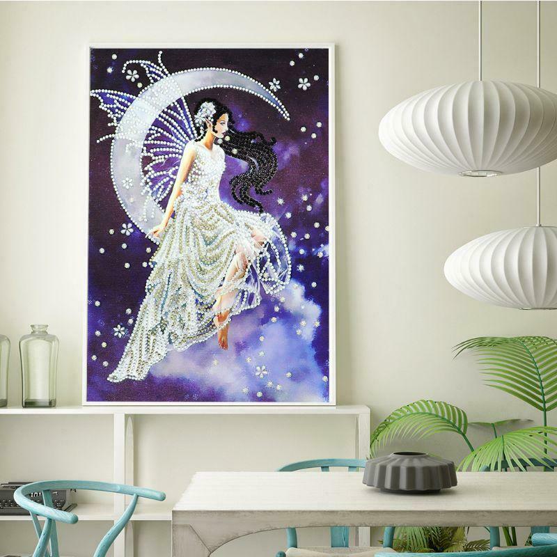 Winged Fairy 5D Special Diamond Painting Embroidery DIY Rhinestone Cross Stitch