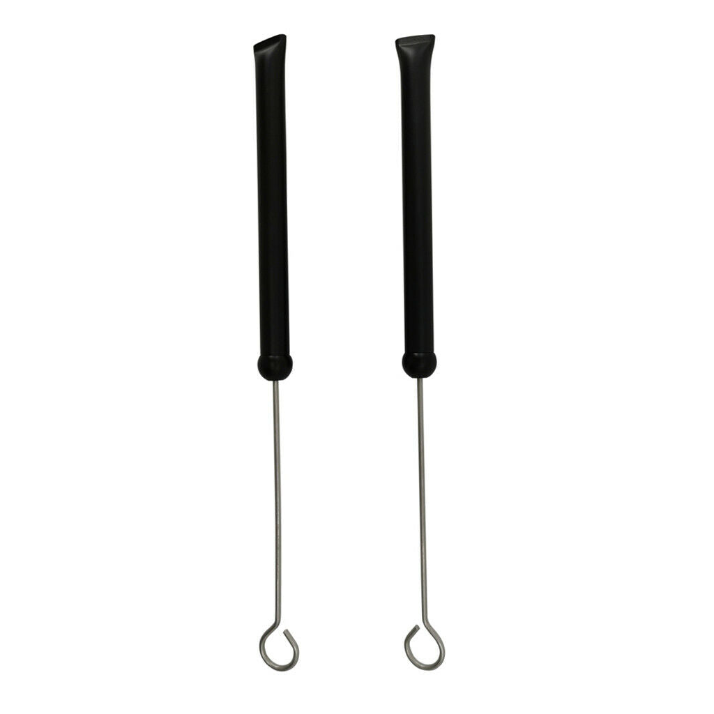 1 Pair Drum Brush Retractable Drum Wire Brush With Aluminum Handle Black