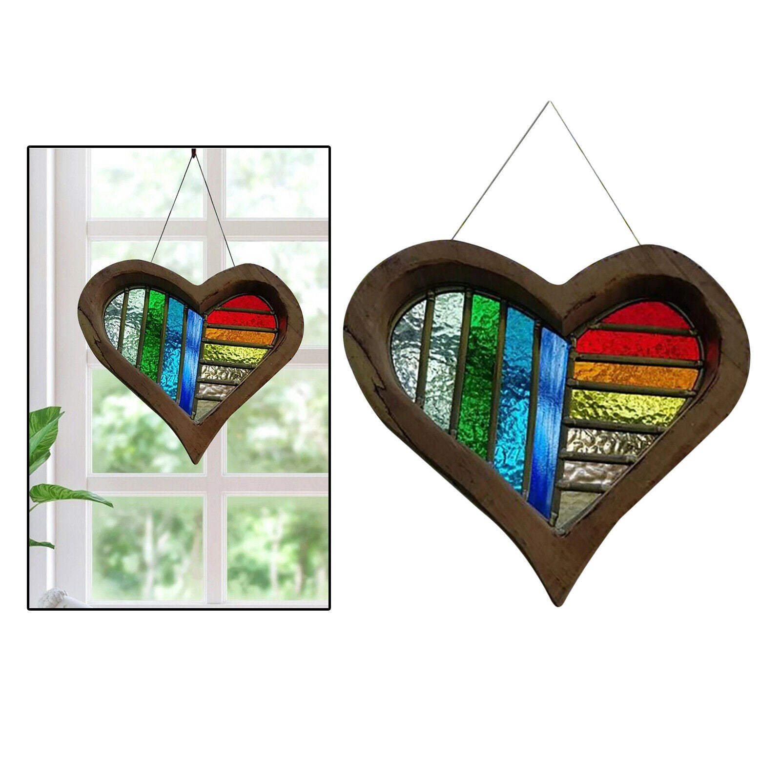 Sparkling Hanging Rainbow Ornament Pendant for Car Garden Wall Trees Decor