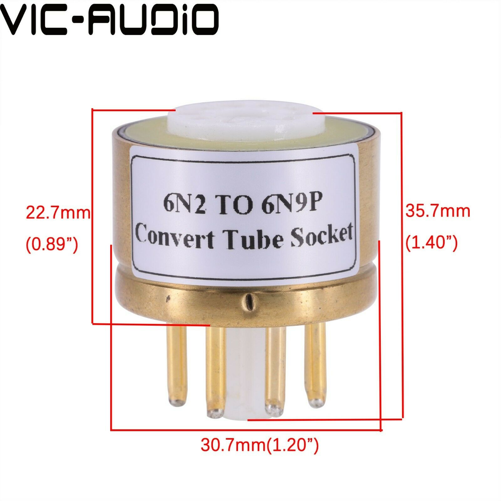 1PC E88CC 6922 6N2 TO 6N9P 6SN7 6N8P CV181 Vacuum Tube Adapter Socket Amplifier