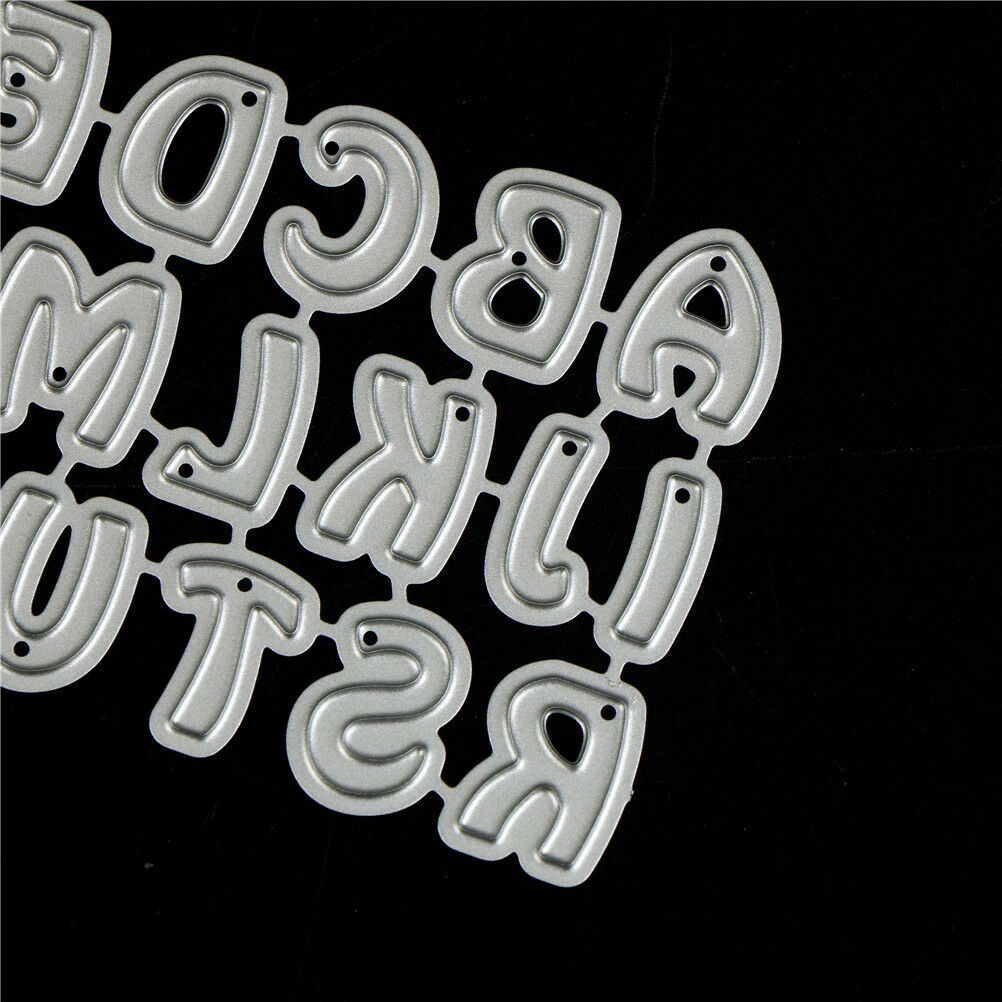 26Pcs Capital Letters Metal Cutting Dies For DIY Scrapbooking Album Paper .l8