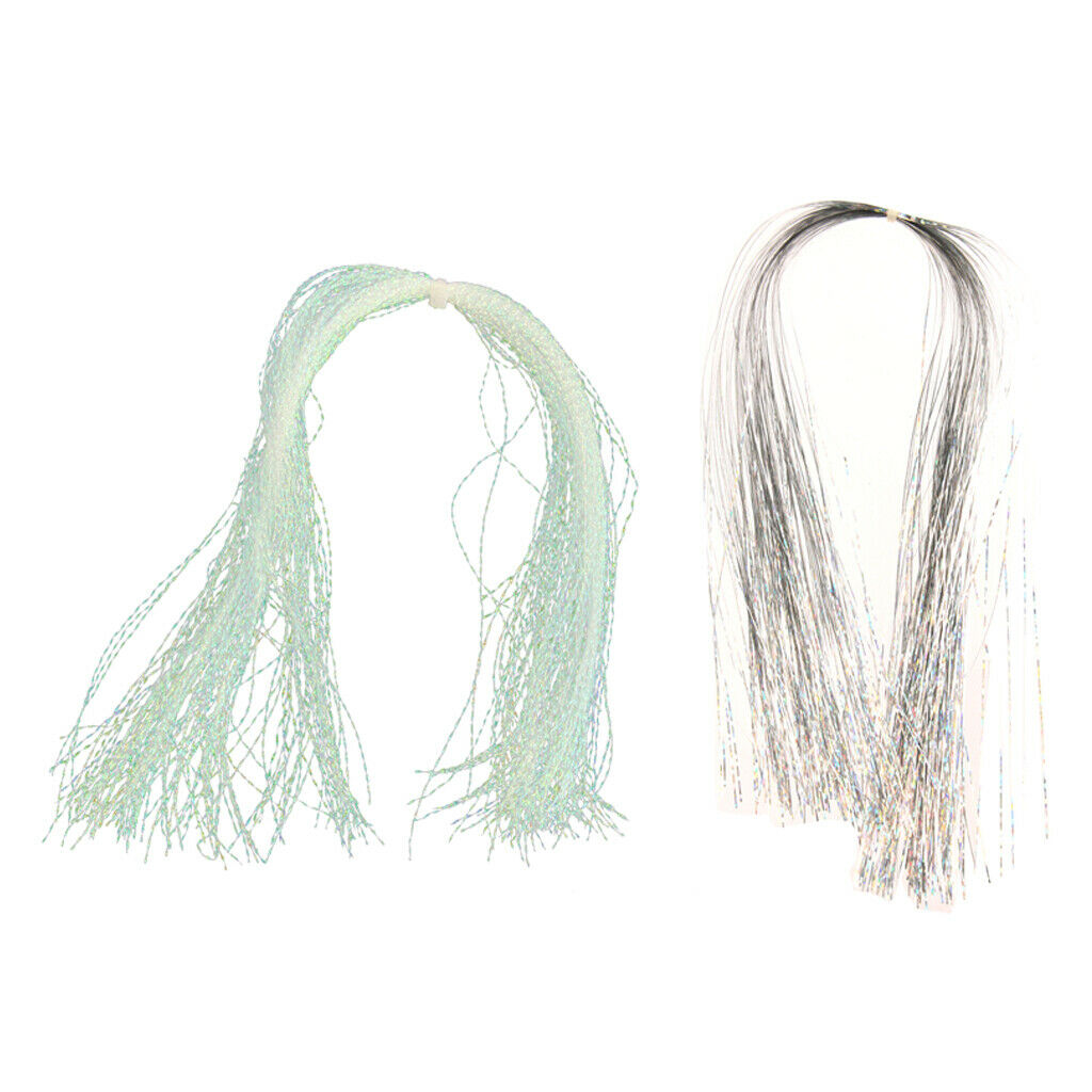 2 Bags of Fly Tying Material Fishing Lures Tying Fly Fishing Accessories for
