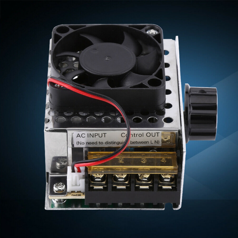 4000W Ac 110-220V Scr Motor Speed Controller Voltage Regulator Dimmer Thermostat