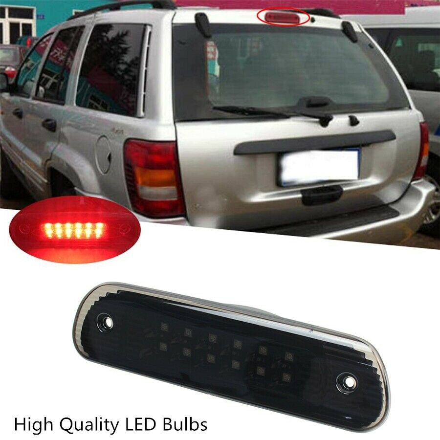 1PC LED Rear 3rd Brake Light ABS 15W Lamp IP67 For Jeep Grand Cherokee 1999-2004