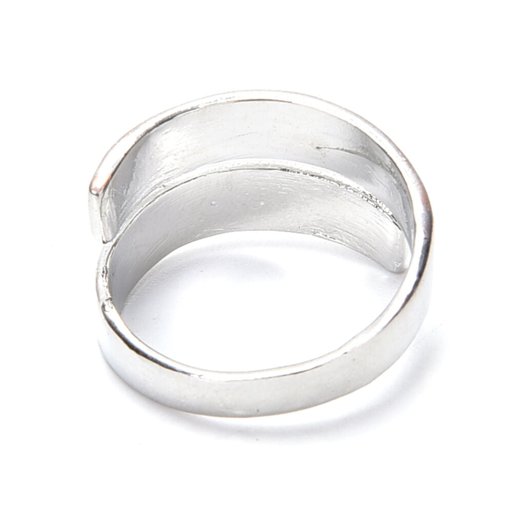 1 Pc Fashion Women Punk Heart Letter "Hakuan Matata" Open Twist Finger Rin.l8