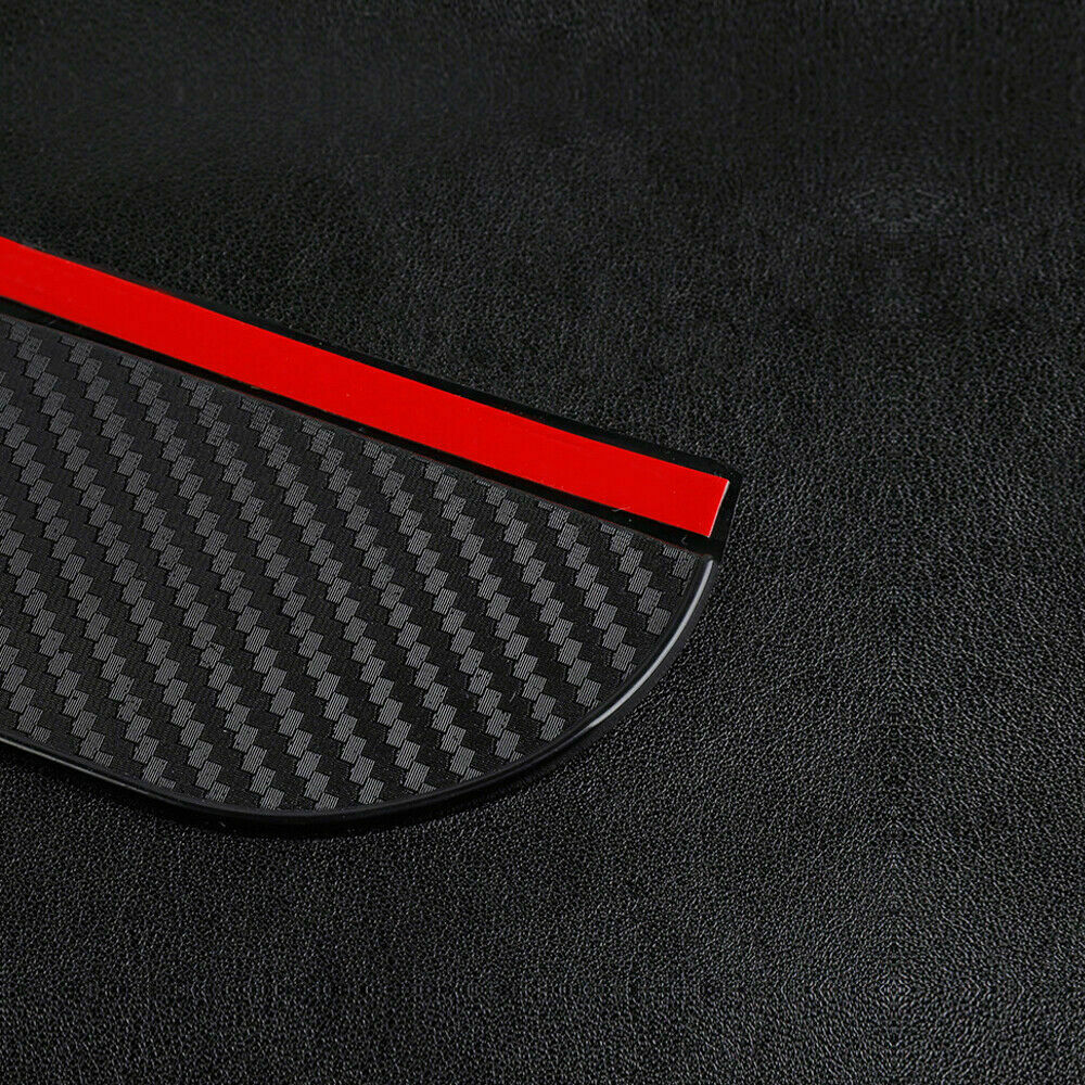 2pcs  Carbon Sunshade Snow Guard Weather Shield Cover Car Side Rear View Mirror