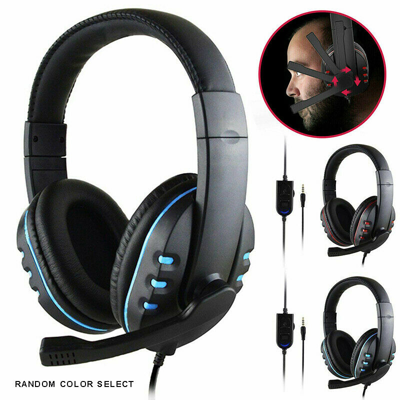 For Xbox One PS4 Nintendo Switch PC Laptop Stereo Mic Headphones Gaming Headset