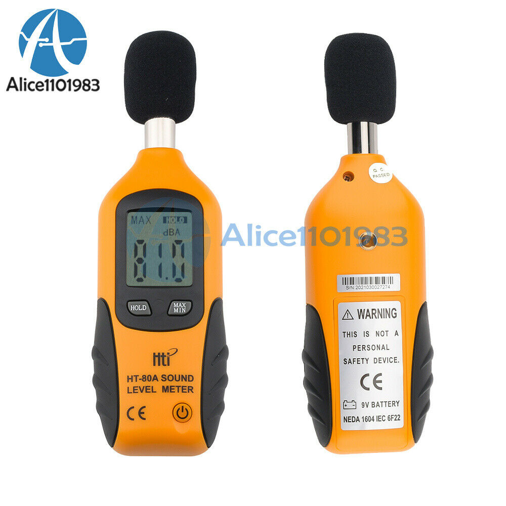 HT-80A High-definition Intelligent HD Digital Noise Tester 40-130dB Noise Meter