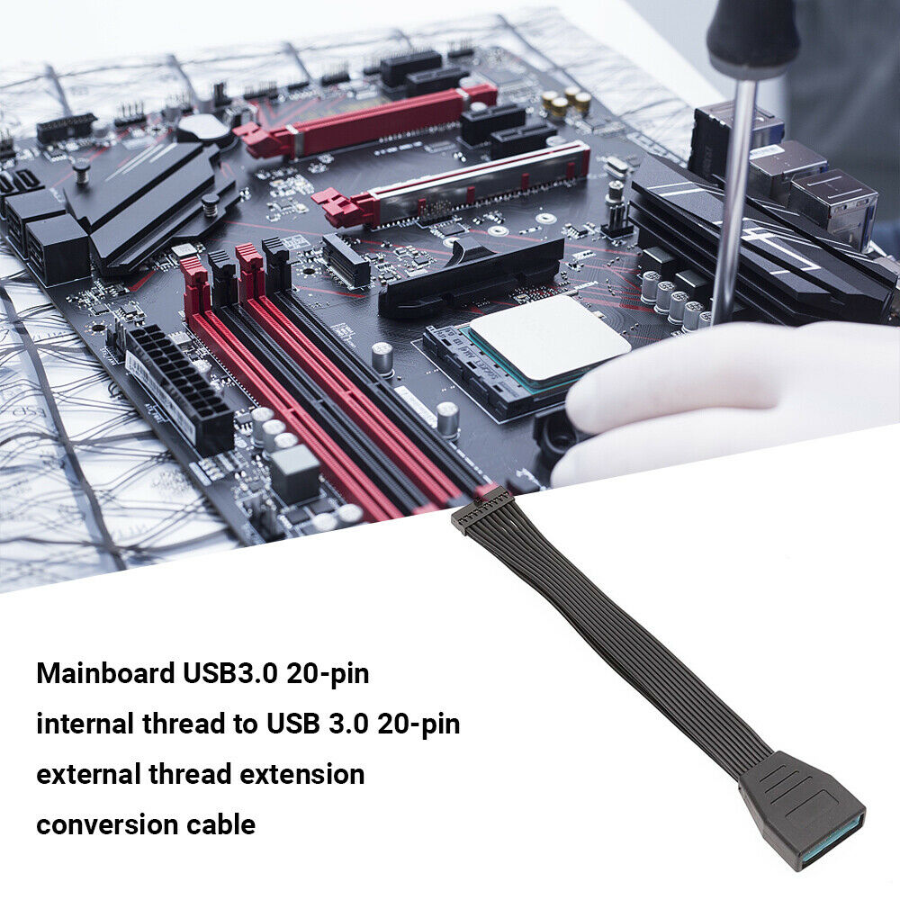 Motherboard USB 3.0 19Pin 20Pin Female to USB 3.0 19pin 20 Pin Male Mainboard LI