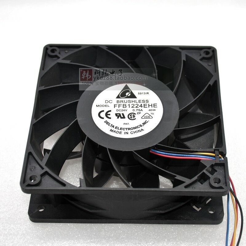 For DELTA FFB1224EHE Inverter cooling fan DC24V 120*120*38MM 4pin PWM M4574 QL