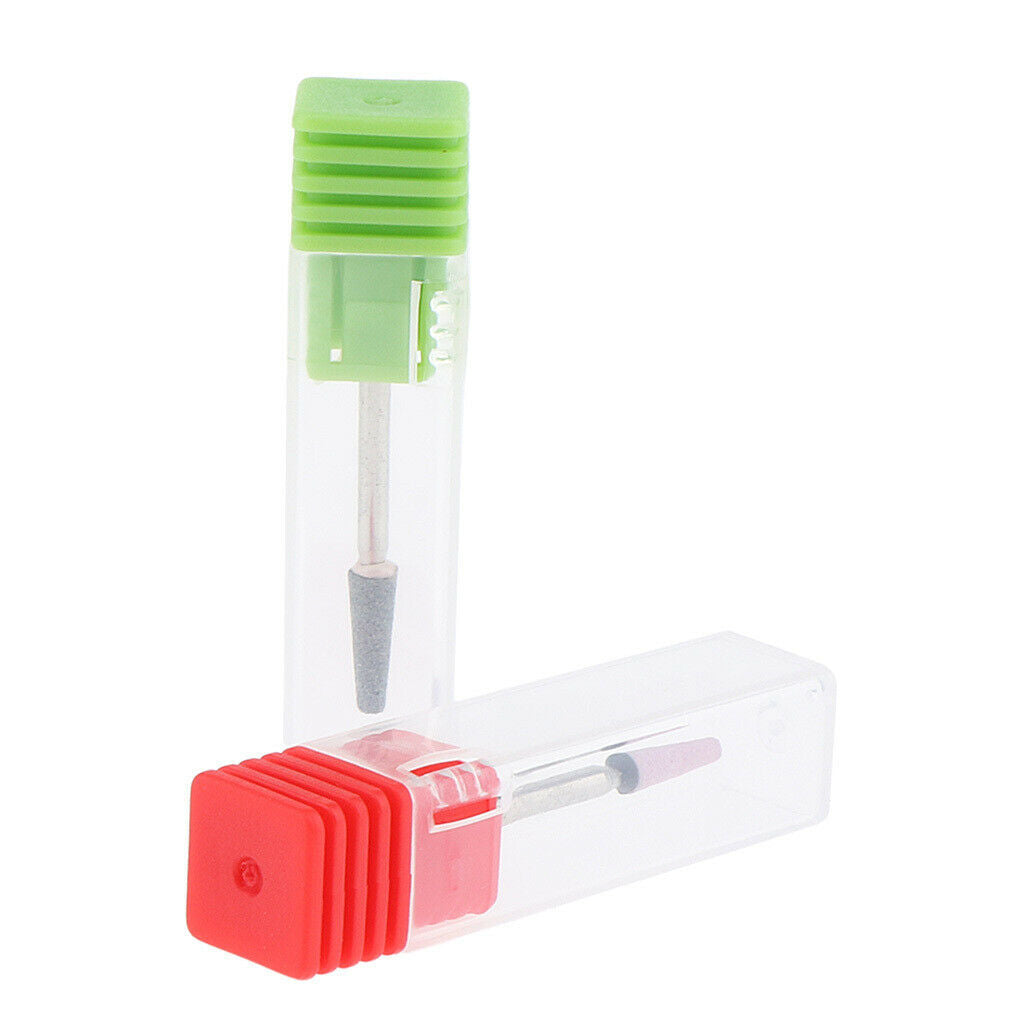 2Pcs Nail Drills Bit For Cuticle Clean Gel Removal Tools for Nail Salon Use