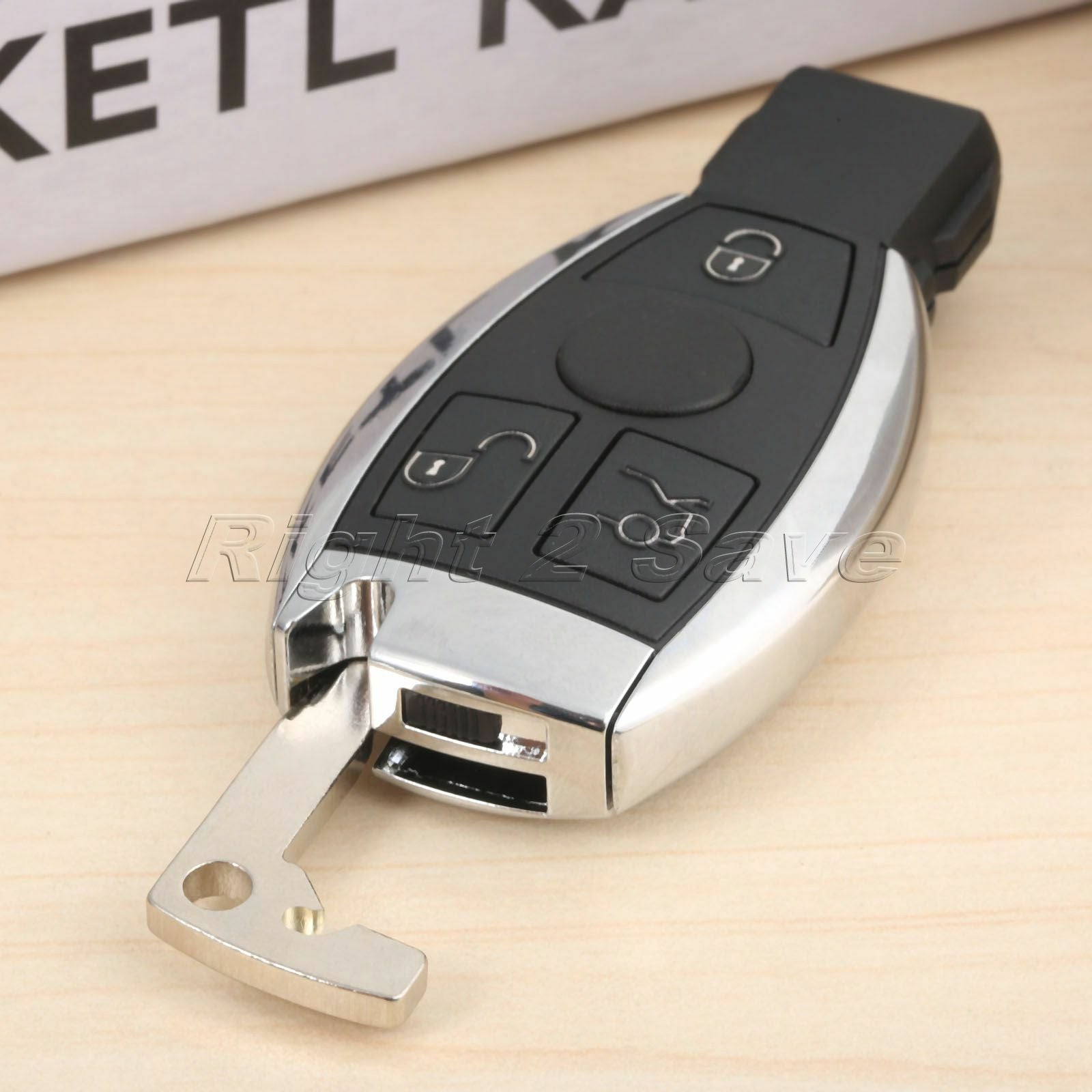 1Pc Remote Key 3 BTN Fit Car 2000-2017 Mercedes-Benz A E S G CLK SLK ML Classes