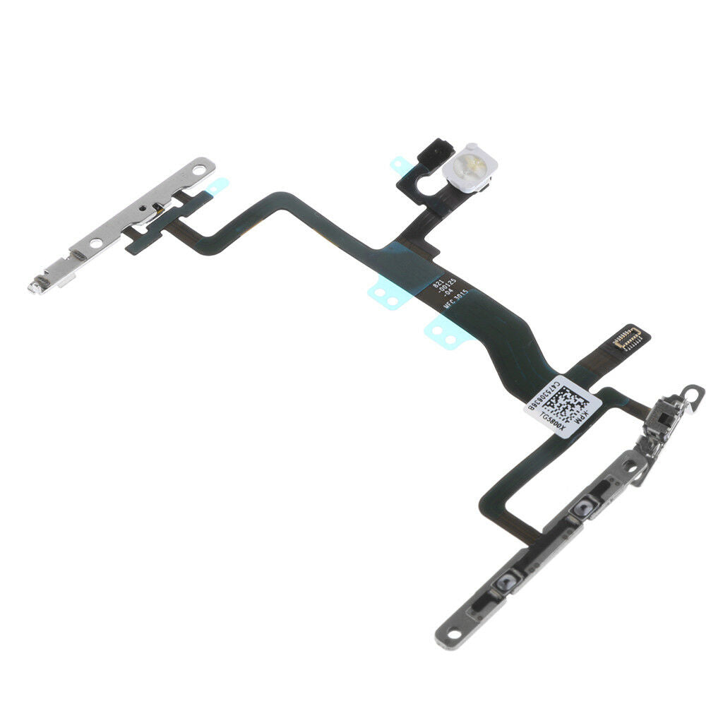 Power Button Volume Control Flash Light Flex Cable and Bracket for   6s