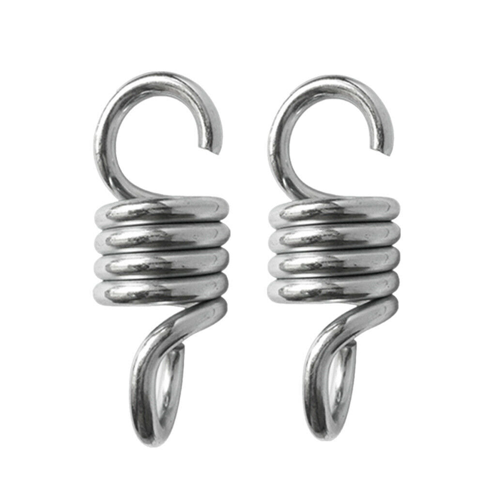 2pcs Strong Suspension Hooks Springs For Hanging Porch Swing 700LB Capacity