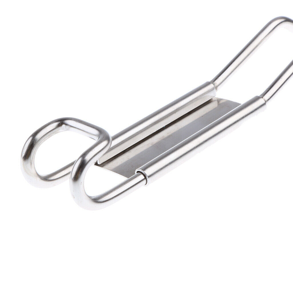 Outdoor Stainless Steel Barbecue Grid Lifter Gripper Anti Scald Grill Tools