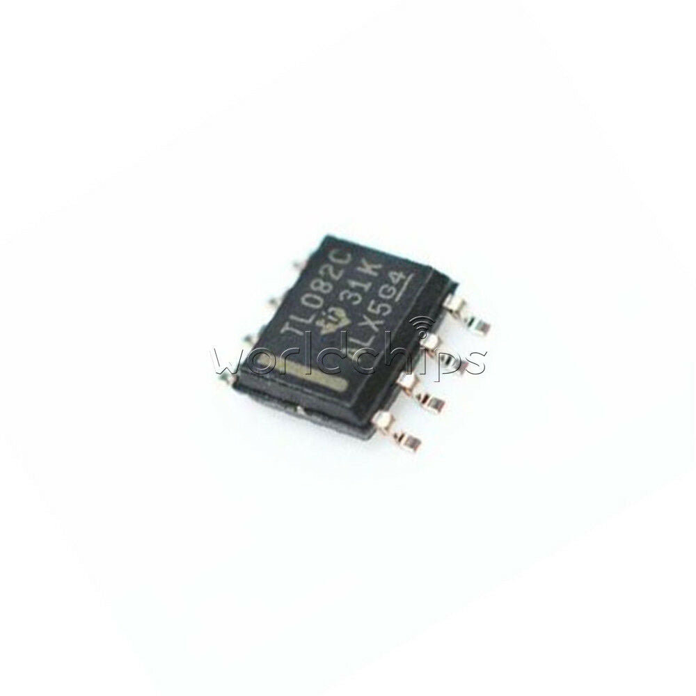 10PCS TL082 TI SOP8 IC JFET-INPUT OPERATIONAL AMPLIFIERS