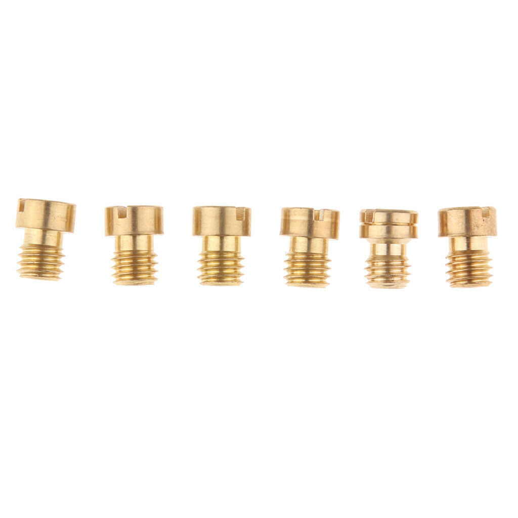 6 Piece Carburetor Main Jet Kit for Pwk 105.108.110.112.115.118