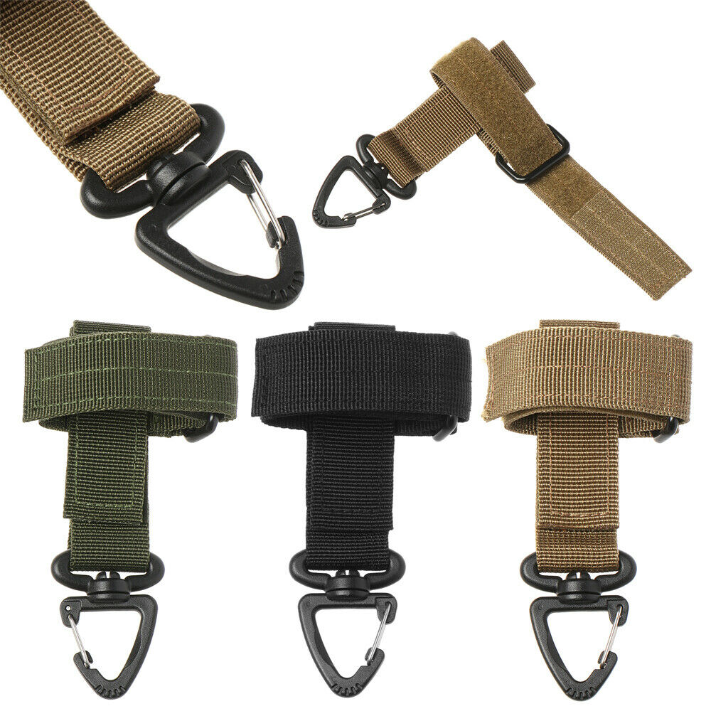 Adjustable Safety Nylon Glove Hook Rope Storage Climbing Hanging Buckle