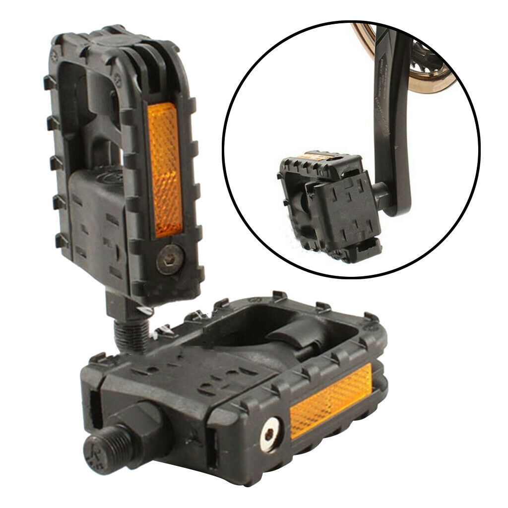 Folding Bicycle Pedals Mountain Bike Padel Folded Pedal Anti-slip Bicycle Parts
