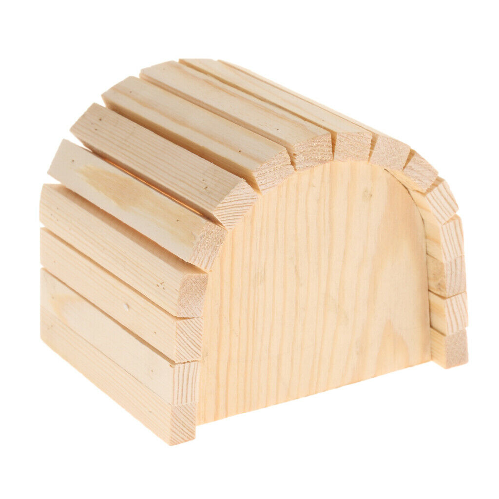 Hamster House Small Animals Hideout, Pet Mini Hut,Hamster Cages, Wood Hamster