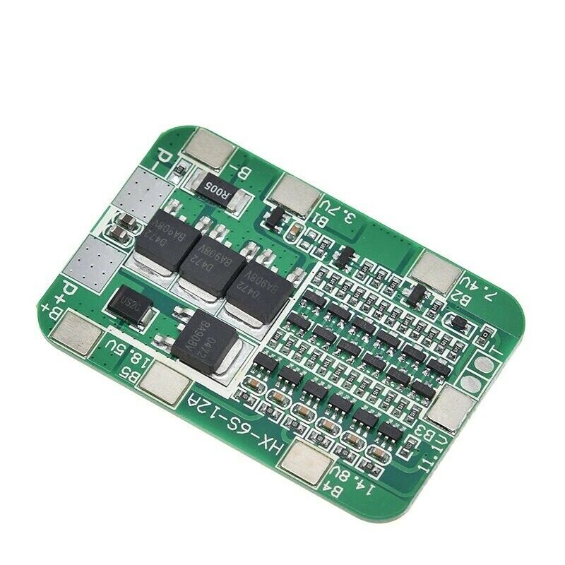 6S 12A 3.7V Bms Lithium Ion Lithium Polymer Protection Pcb Board 18650 Battery