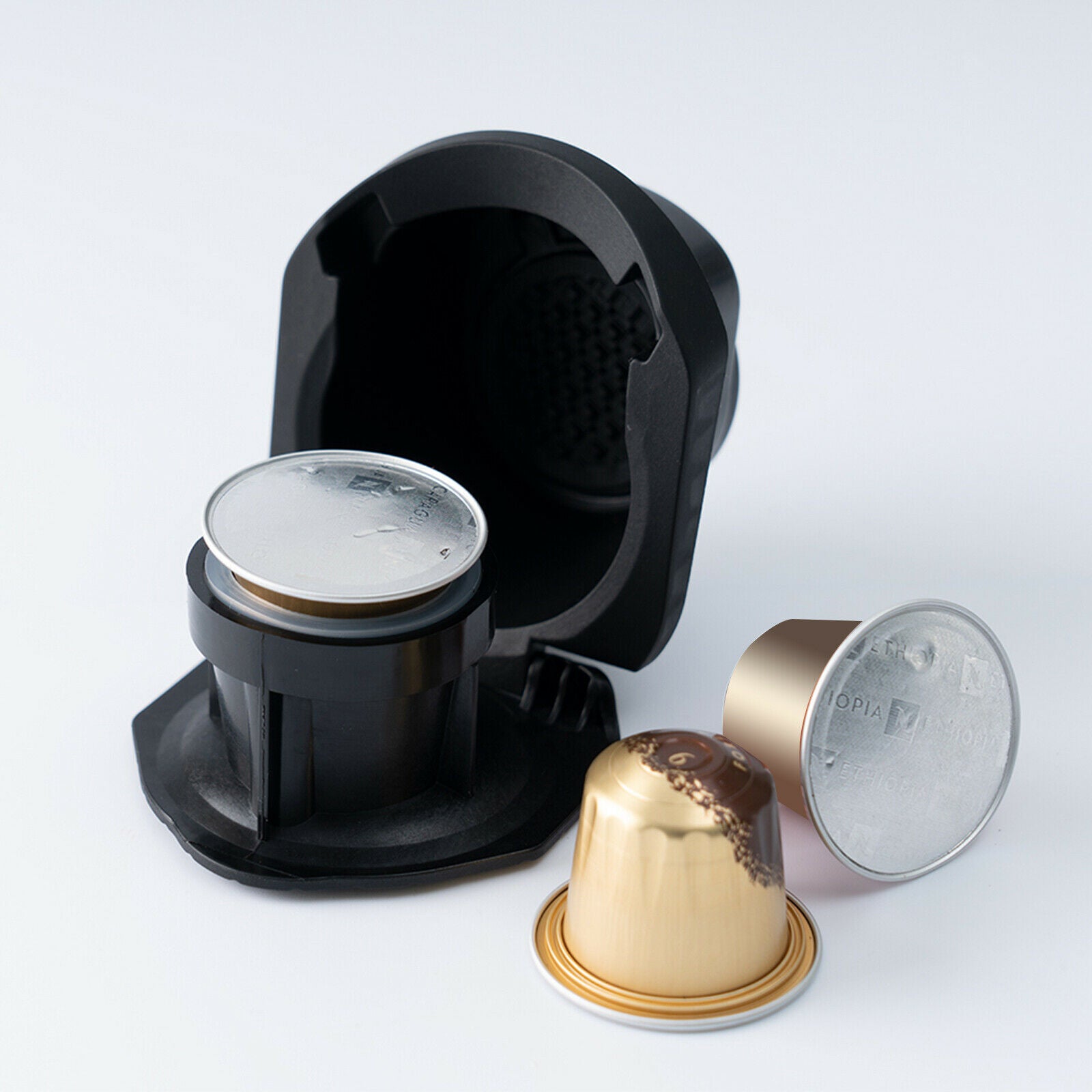 Handheld Coffee Capsule Converter Reusable Coffee Maker Machine for Cafe