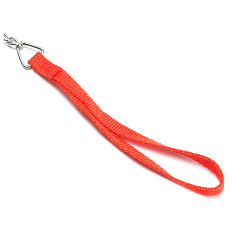 1.6m Heavy Duty Metal Chain Dog Puppy Walking Lead Leash Clip Red Handle E5C4C4